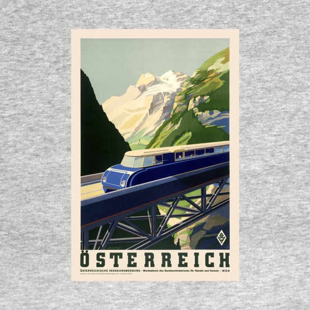 Österreich Austria Vintage Poster 1935 by vintagetreasure